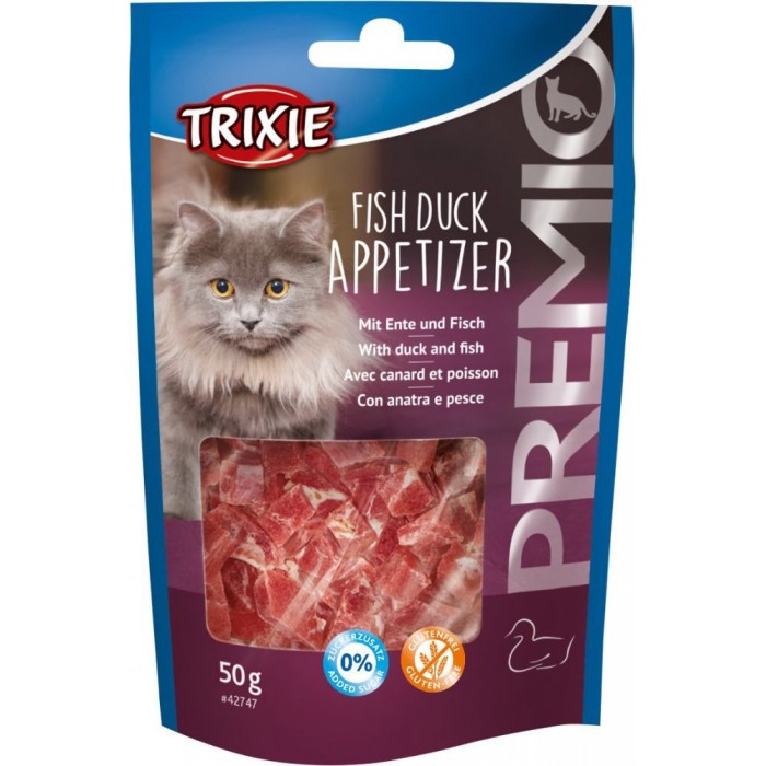 Trixie PREMIO Fish Duck Appetizer ласощі для котів з качкою та рибою 50 гр