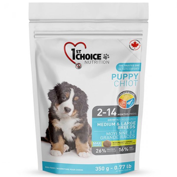 1st Choice Puppy Medium & Large Chicken сухий корм для цуценят середніх та великих порід 0,35 кг