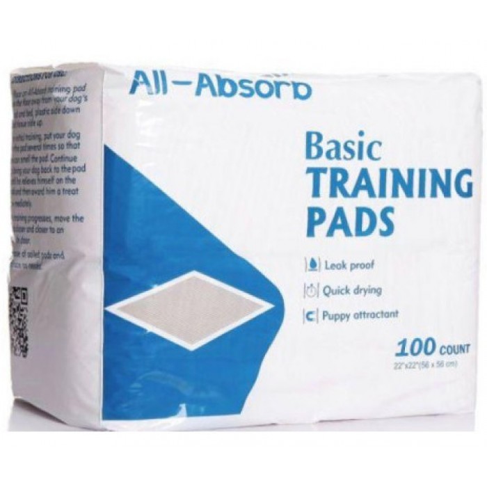 All-Absorb Basic пелюшки для собак 56х56 см 100 шт