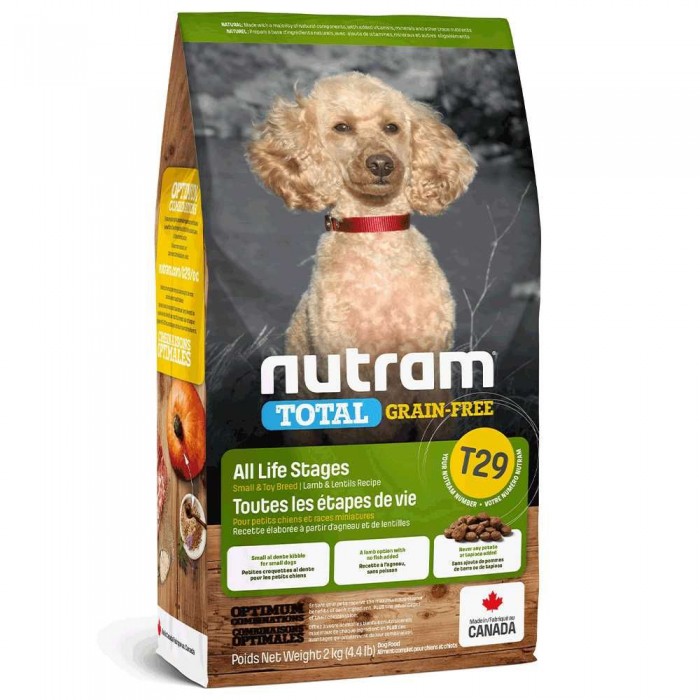 Nutram T29 Lamb Small Dog сухий корм для собак з ягням та сочевицею 2 кг