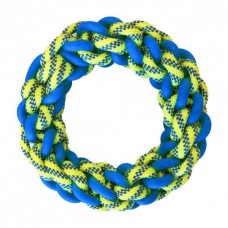 Croci Pastel іграшка для собак "Бублик плетений" (синій) 15 см