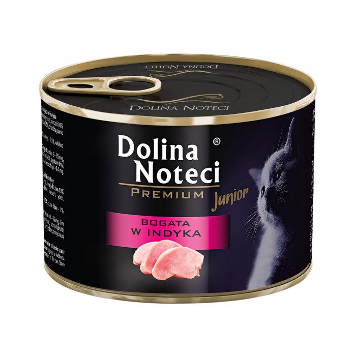 Dolina Noteci Premium вологий корм з індичкою для кошенят 185 г