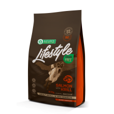 Nature's Protection Lifestyle Grain Free Salmon with krill Adult Small and Mini Breeds з лососем 1,5 кг