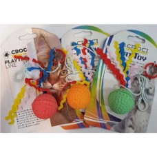 Croci іграшка для котів "М'яч на гумці" (в асортименті)