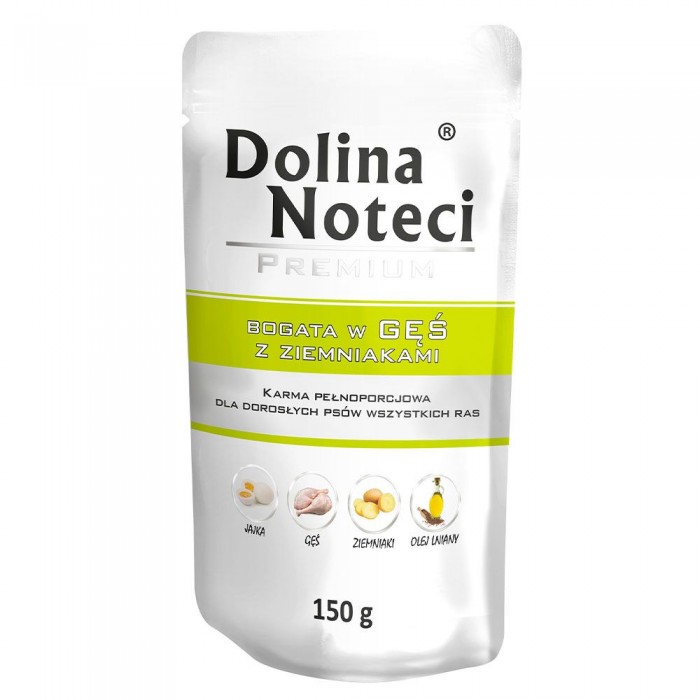 Dolina Noteci Premium вологий корм для собак з гускою та картоплею 150 г
