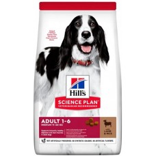 Hill's SP Canine Adult Medium Breed сухий корм для собак середніх порід з ягням і рисом 1,5 кг