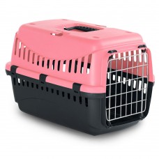 Bergamo Gipsy 2 Large Corall переноска з металевими дверцятами для котів та собак до 12 кг (корал)
