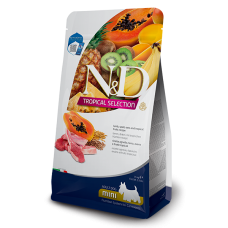 Farmina N&D Tropical Selection Dog Adult Mini Lamb, Spelt, Oats & Fruits для малих порід з ягням, спельтою, вівсом і тропічними фруктами 1,5 кг