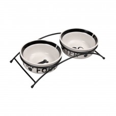 Trixie Eat on Feet керамічні миски на підставці для собак 2 шт. 0,6 л/15 см