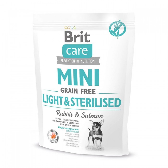 Brit Care GF Mini Light and Sterilised (для собак малих порід) 0,4 кг