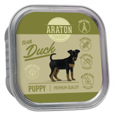 ARATON Puppy with Duck вологий корм для цуценят з качкою 150 г