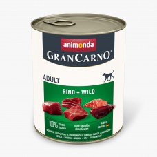 Animonda GranCarno Adult Beef + Game вологий корм з яловичиною та дичиною для собак 800 г