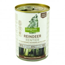 ISEGRIM Reindeer pure with Blackberries, Champignons & Herbs Оленина з ожиною, грибами та травами 400г