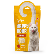 Reflex Happy Hour ласощі для вибагливих котів з куркою та сиром 60г