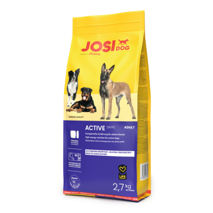 Josera JosiDog Active безглютеновий сухий корм для активних собак 2,7 кг