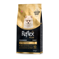 Reflex Plus Pomeranian Puppy сухий корм для цуценят померанського шпіца від 2 до 10 місяців 1,5кг 