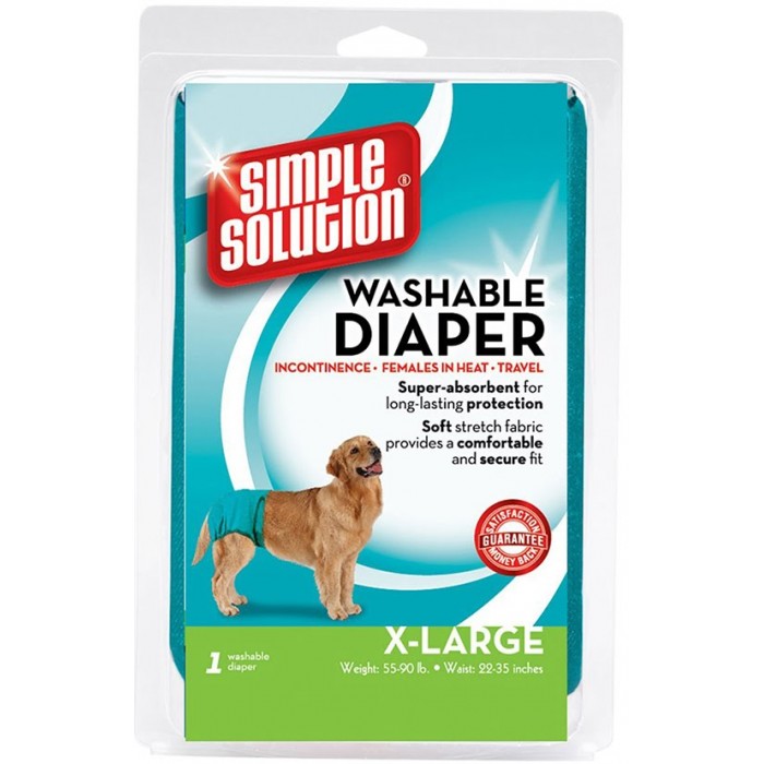 Simple Solution Washable Diaper X-Large багаторазові гігієнічні труси для собак XL