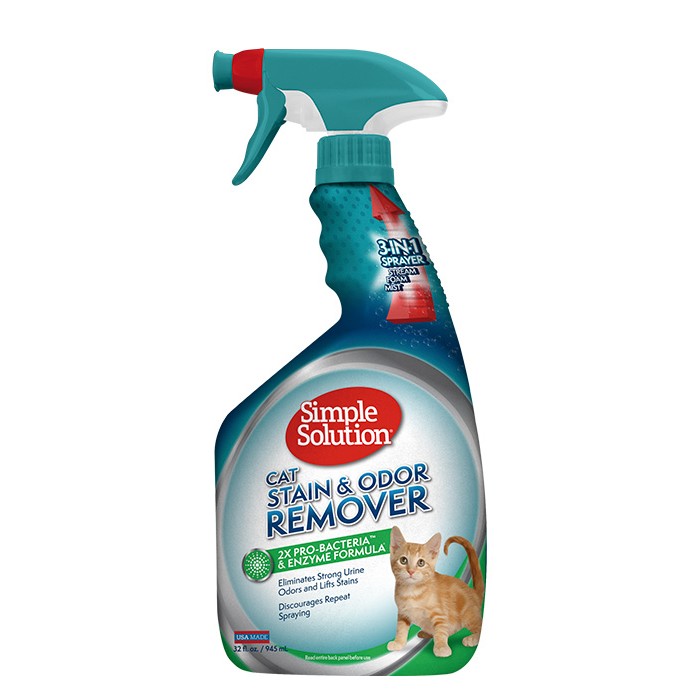 Simple Solution Cat Stain and Odor Remover нейтралізатор запахів та плям 945 мл