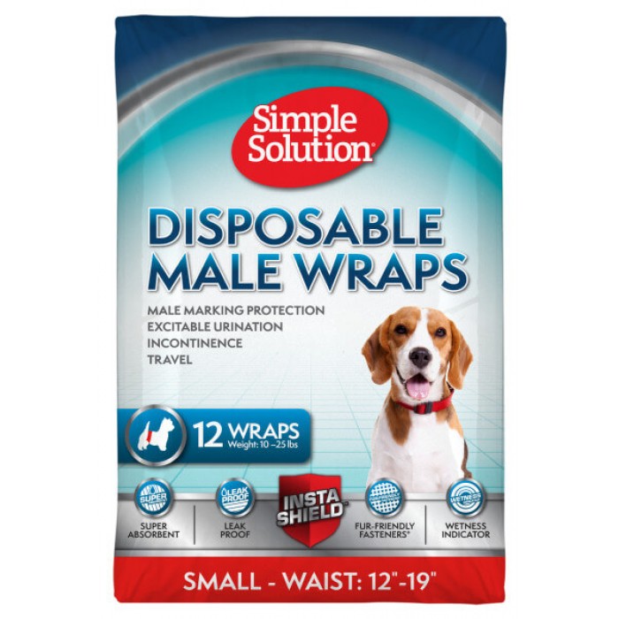 Simple Solution Disposable Male Wrap вологопоглинаючий поясок  S
