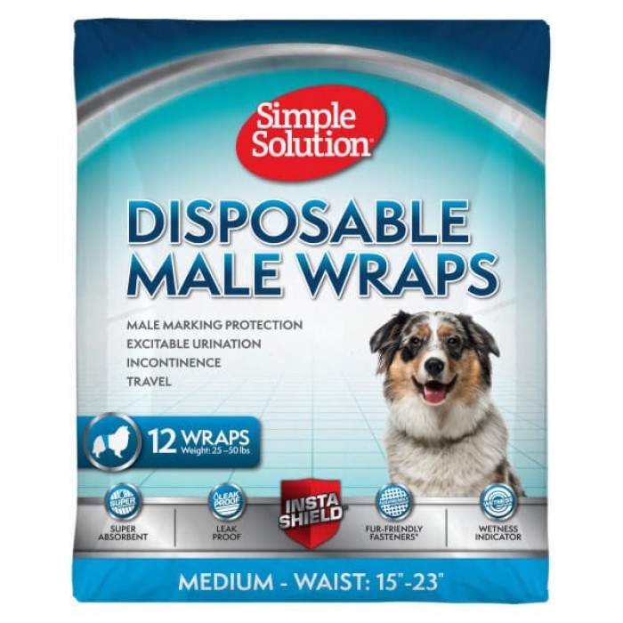 Simple Solution Disposable Male Wrap вологопоглинаючий поясок  М