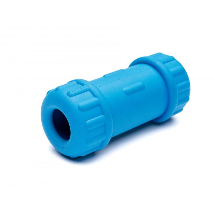 Iграшка SodaPup Chew Bone Treat Dispenser – Blue (Чев Бон Трiт Дiспенсер Блу) «Трубка», синя