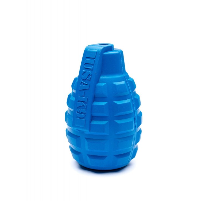 Iграшка SodaPup Grenade – Blue (Грiнад Блу) «Граната», синяя L