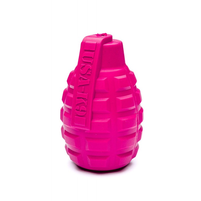 Iграшка SodaPup Puppy Grenade – Pink (Паппi Грiнад Пiнк) «Граната», рожева M