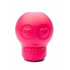 Iграшка SodaPup Skull Treat Dispenser – Pink (Скулл Трiт Дiспенсер Пiнк) «Череп», рожевий L