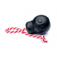 Iграшка SodaPup Magnum Skull Reward Toy – Black (Магнум Скулл Ревард Той Блек) «Череп на мотузці», чорний L