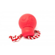 Iграшка SodaPup Skull Reward Toy – Pink (Скулл Ревард Той Пiнк) «Череп на мотузці», рожевий L