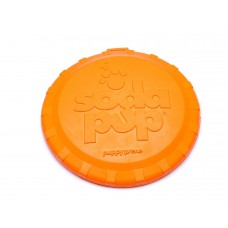 Iграшка SodaPup Bottle Top Flyer – Orange (Ботл Топ Флаер Орандж) «Фризбі», помаранчева S