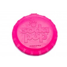 Iграшка SodaPup Puppy Bottle Top Flyer – Pink (Паппi Ботл Топ Флаер Пiнк) «Фризбі», рожева