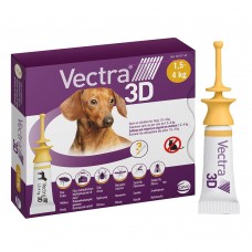VECTRA 3D (Вектра 3D) краплі на холку для собак від 1,5 до 4 кг