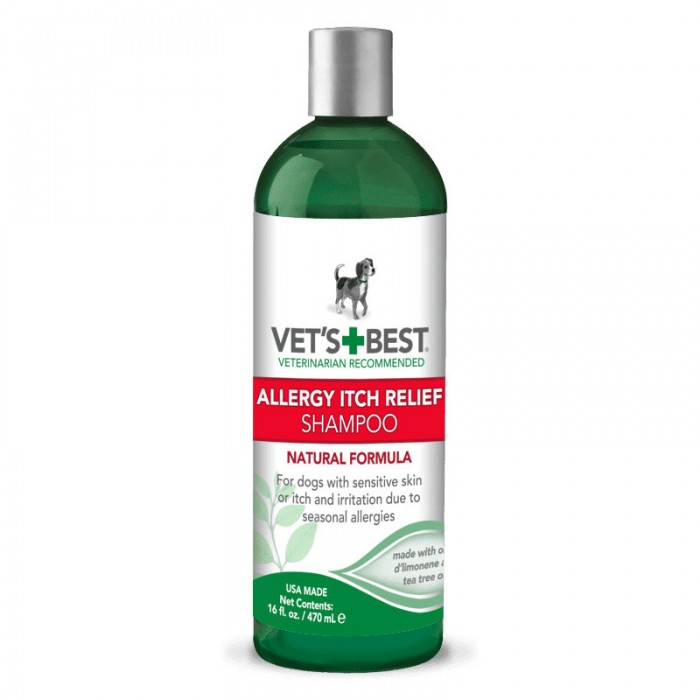 VET`S BEST Allergy Itch Relief Shampoo шампунь для собак при алергії 470 мл