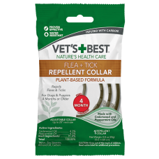 VET'S BEST Flea&Tick Repellent Dog Collar нашийник від бліх та кліщів для собак 60 см
