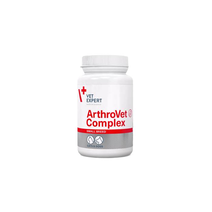 Vet Expert ArthroVet Complex Small breed & cats харчова добавка для здоров’я хрящів і суглобів котів і собак 60 капс.