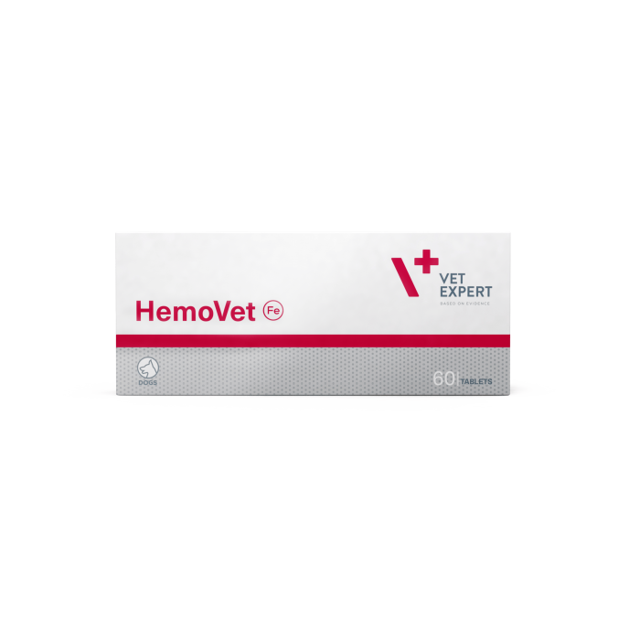 Vet Expert HemoVet харчова добавка для собак із клінічними ознаками анемії 60 табл.