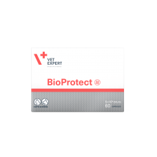 Vet Expert BioProtect харчова добавка для котів і собак з порушенням балансу мікрофлори шлунково-кишкового тракту 60 капс.