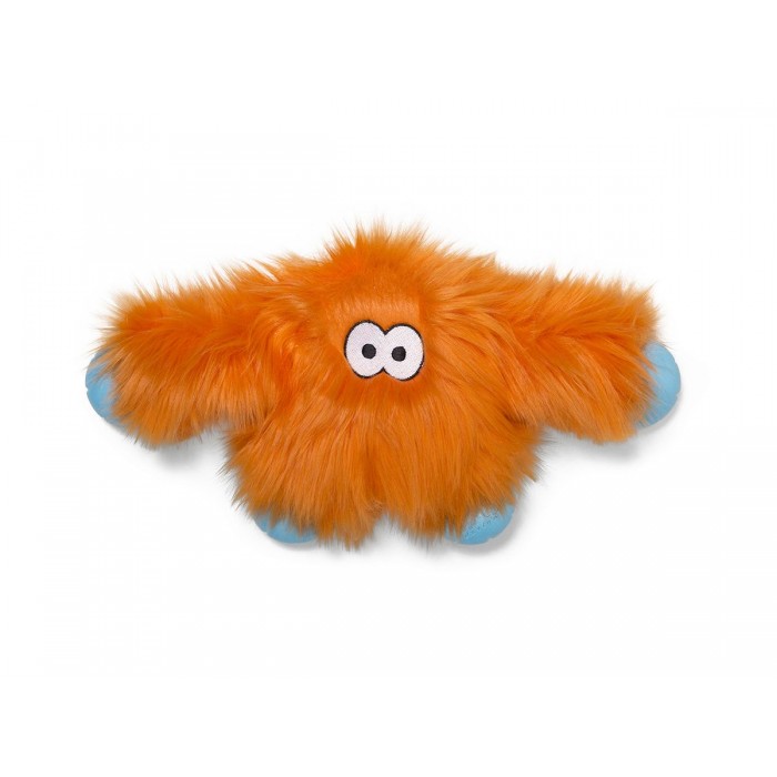 Iграшка-пищалка для собак Джефферсон пухнастий Оранжева