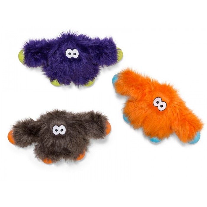 Iграшка-пищалка для собак Джефферсон пухнастий Фіолетова