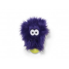 Iграшка-пищалка для собак Роузбуд пухнастий Фіолетова