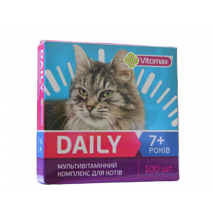 DAILY (Дейлі) вітаміни для котів +7 років 100 т. (50 гр.)