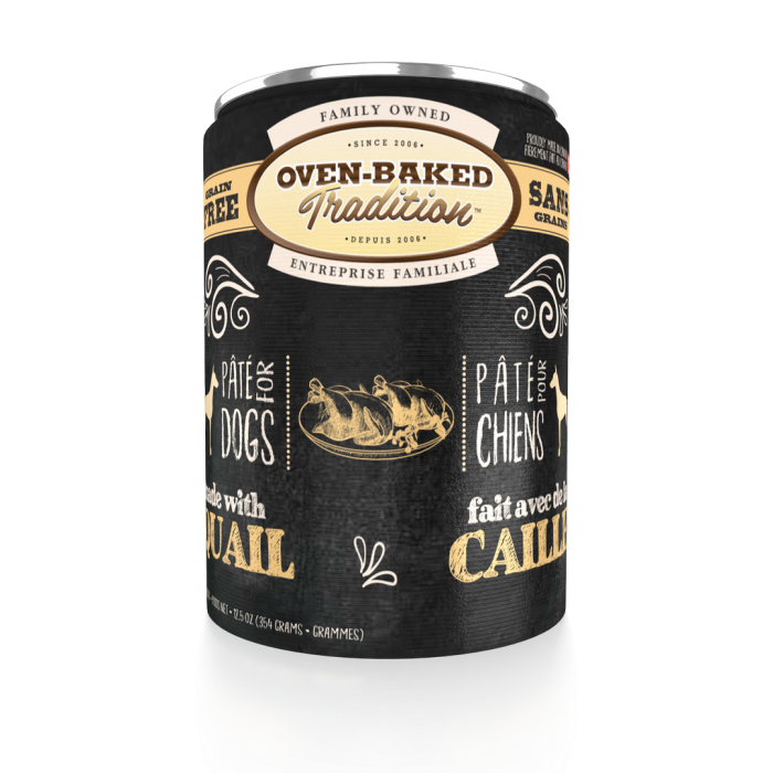 Oven-Baked Tradition беззерновий паштет для собак зі свіжим м’ясом перепілки 354гр