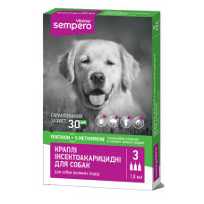 Sempero (Семперо) краплі протипаразитарні для собак великих порід 1мл.