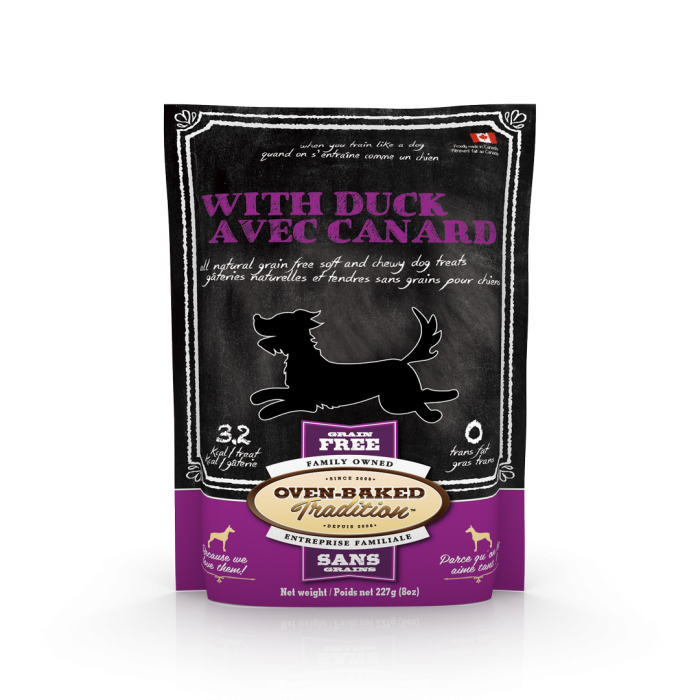 Oven-Baked Tradition беззернові ласощі для собак з качкою