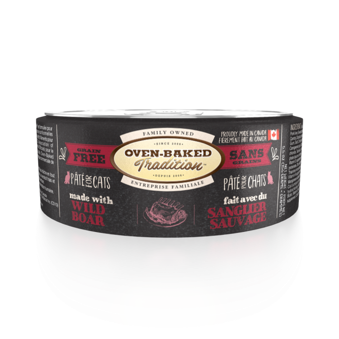 Oven-Baked Tradition беззерновий паштет для котів зі свіжим м’ясом кабана
