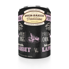 Oven-Baked Tradition беззерновий паштет для собак зі свіжим м’ясом кролика 354гр