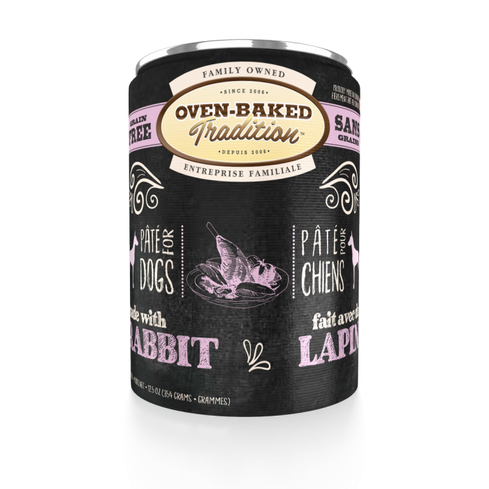 Oven-Baked Tradition беззерновий паштет для собак зі свіжим м’ясом кролика 354гр