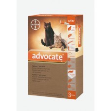 Bayer Advocate до 4 кг. (Адвокат) краплі п\п для котів 0.4мл.
