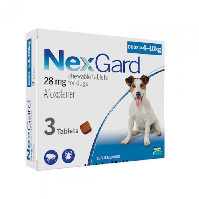 NexGard (НексГард) M таблетки п\п для собак від 4 до 10кг.
